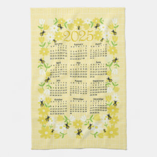 Linge De Cuisine Abeilles et fleurs 2024