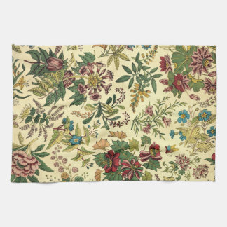 Linge De Cuisine Abondance florale démodée