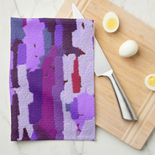 Linge De Cuisine Abstrait pourpre