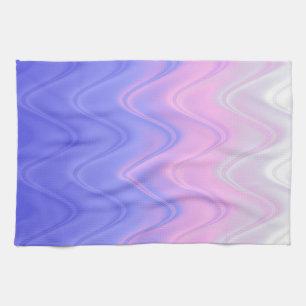 Linge De Cuisine Abstrait rose vif et violet