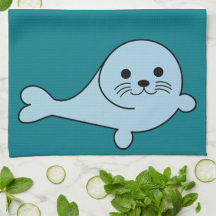 Linge De Cuisine Adorable Baby Seal