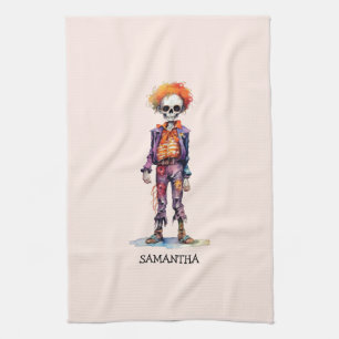 Linge De Cuisine Adorable Pastel Zombie - Jolie Halloween