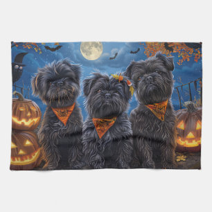 Linge De Cuisine Affenpinscher Halloween Éffrayant
