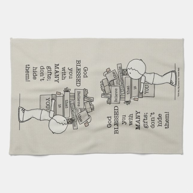 Linge De Cuisine Afficher vos cadeaux (Horizontal)