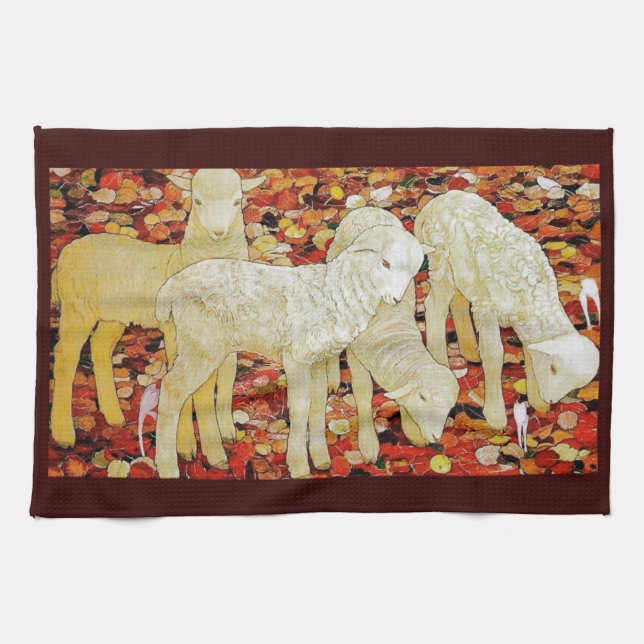 Linge De Cuisine Agneaux (Horizontal)