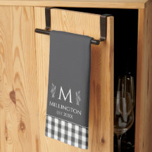 Agritourisme Rustique Personnalisé Monogramme Char