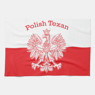 Linge De Cuisine Aigle blanc texan polonais