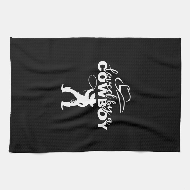 Linge De Cuisine aimé par un cowboy (Horizontal)