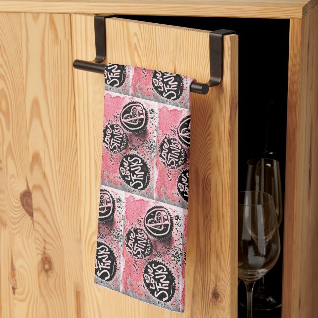 Linge De Cuisine Aimer pue (Pliage en tiers)