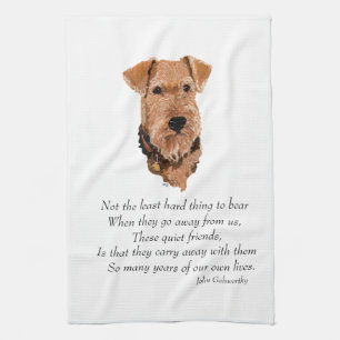 Linge De Cuisine Airedale, Welsh, Lakeland Terrier Keepsaké