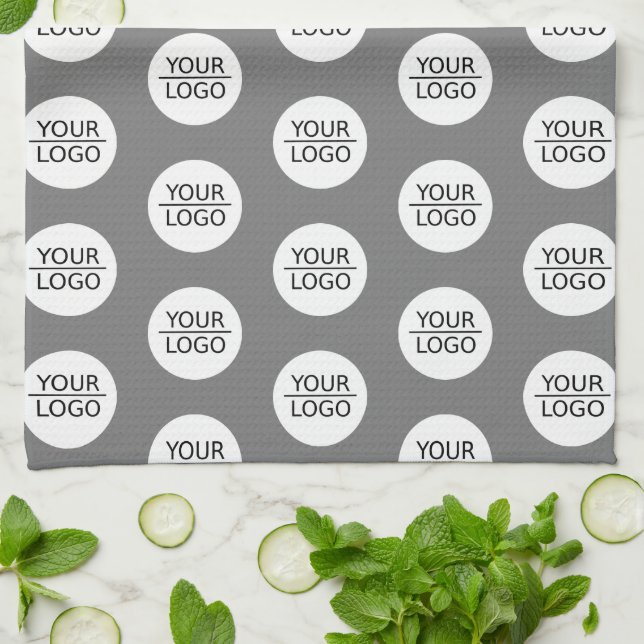 Linge De Cuisine Ajouter votre logo Modern Motif Promotion de socié (Plié)