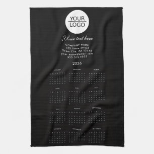 Linge De Cuisine Ajoutez votre logo 2026 Calendrier Promotion Entre