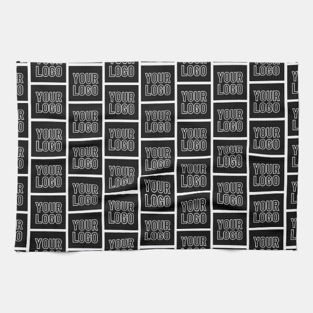 Linge De Cuisine Ajoutez votre logo d'entreprise, votre photo ou vo (Horizontal)