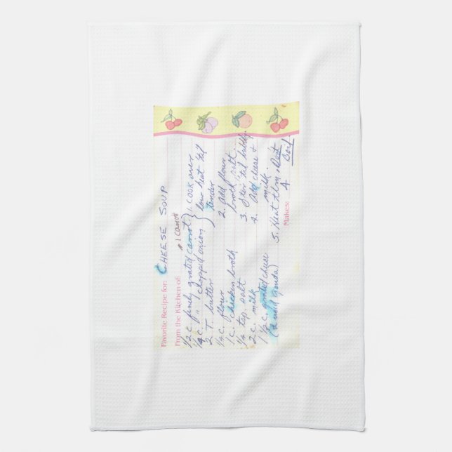 Linge De Cuisine Ajoutez votre propre recette préférée de maman ou (Vertical)