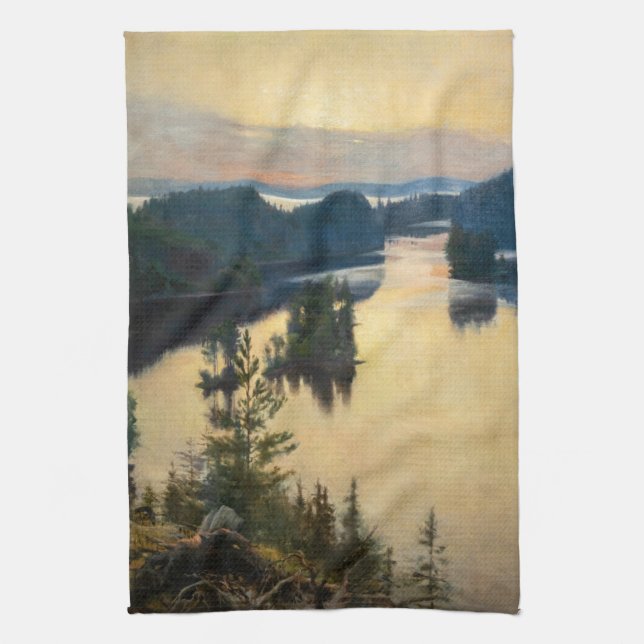 Linge De Cuisine Albert Edelfeel - Kaukola Ridge au coucher du sole (Vertical)
