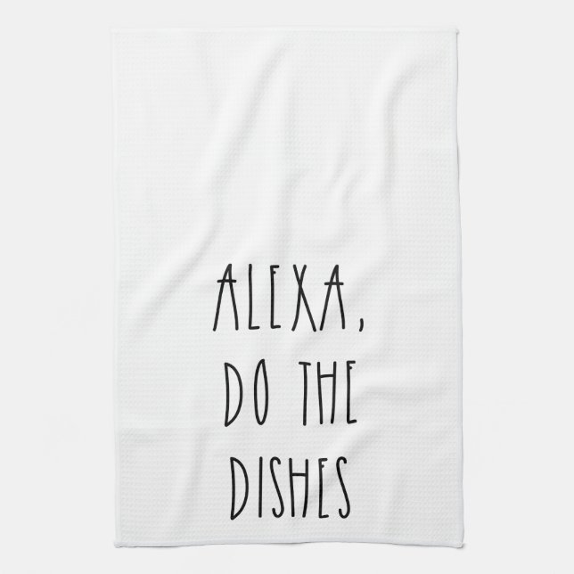Linge De Cuisine Alexa Do the Plats Rae Dunn inspiré (Vertical)