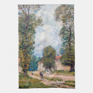 Linge De Cuisine Alfred Sisley - La route de Versailles