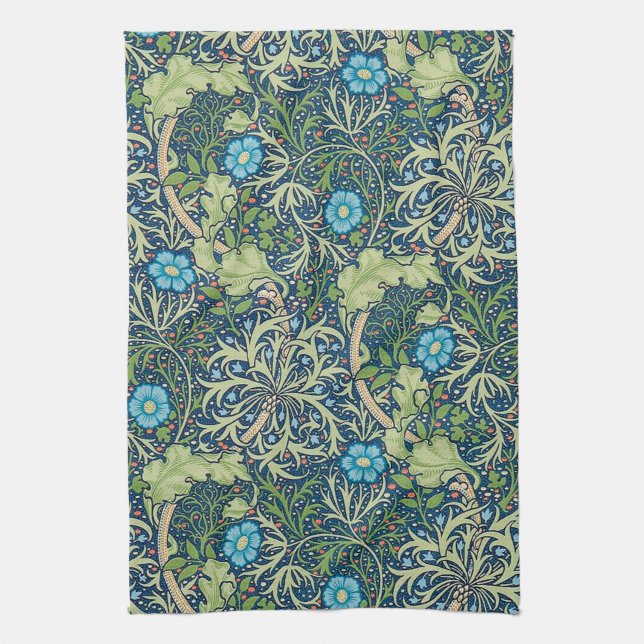 Linge De Cuisine Algues, William Morris (Vertical)