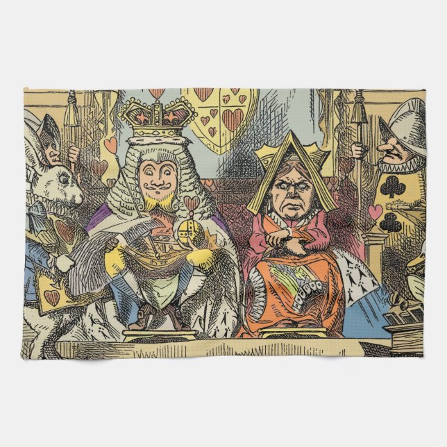 Linge De Cuisine Alice à Wonderland Cheshire Cat Characters (Horizontal)