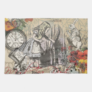 Linge De Cuisine Alice au pays des merveilles Rideau Art classique
