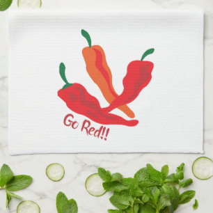 Linge De Cuisine Allez rouge ! ! ! Poivrons chiliens