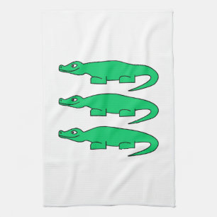 Linge De Cuisine Alligators