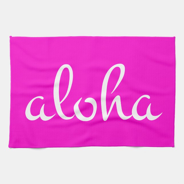 Linge De Cuisine Aloha ! (Horizontal)