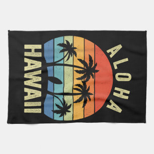 Linge De Cuisine Aloha Hawaii Hawaii Island Shirt Palm Beach Surf