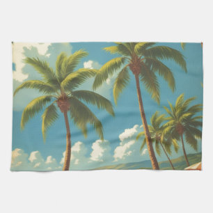 Linge De Cuisine Aloha Voyage Hawaïen De Style vintage De Hawaii