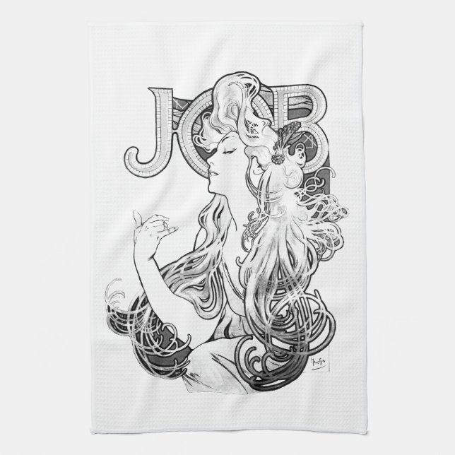 Linge De Cuisine Alphonse Mucha JOB ISOGS (Vertical)