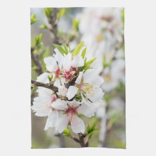 Linge De Cuisine Amande fleurie