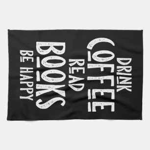 Linge De Cuisine Amateur De Café Boire Café Lire Livres Soyez Heure