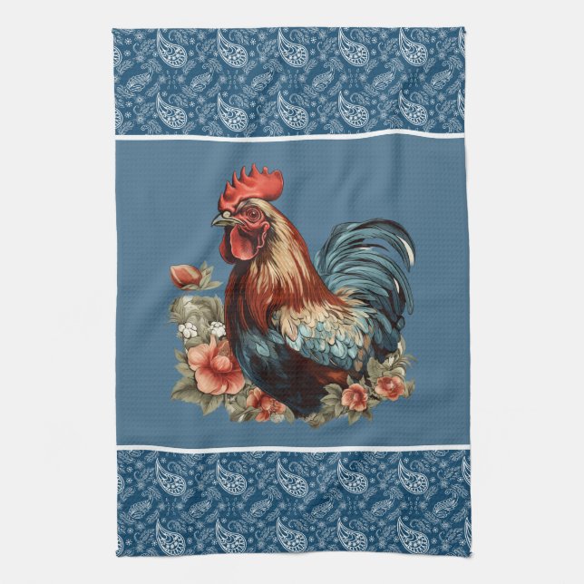 Linge De Cuisine Amateurs de coq mignons Cuisine du pays (Vertical)