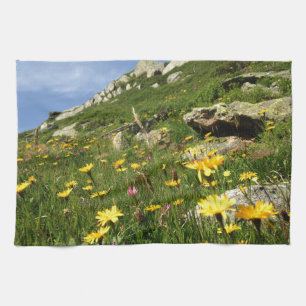Linge De Cuisine Amazing ! Alpine flowers