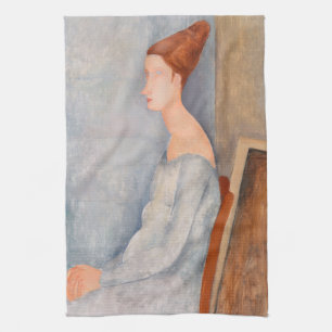 Linge De Cuisine Amedeo Modigliani - Portrait Jeanne Hebuterne #3