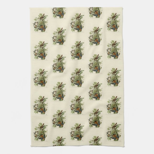 Linge De Cuisine American Sparrow Hawk - Audubon's Birds of America (Vertical)