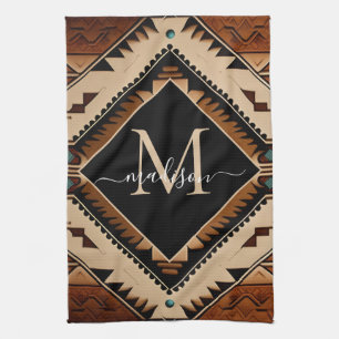Linge De Cuisine Amérindien Motif Culture indienne Style Boho