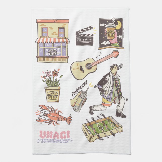 Linge De Cuisine AMIS™ | Graphique d'icônes de dessin (Vertical)