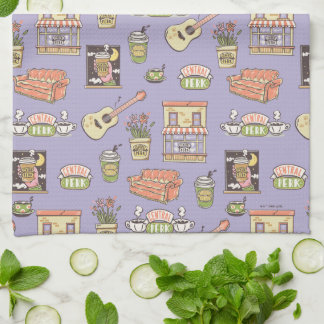 Linge De Cuisine AMIS™ | Motif d'icône violet