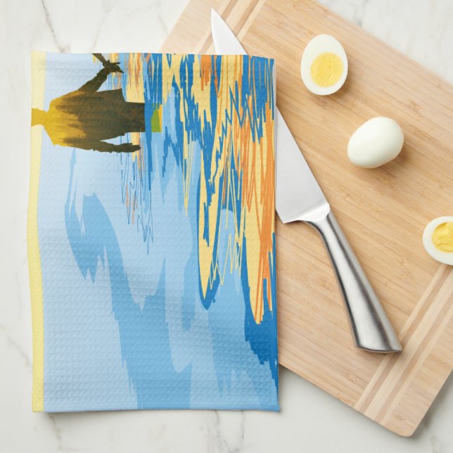 Linge De Cuisine Amour (Quart Plié)