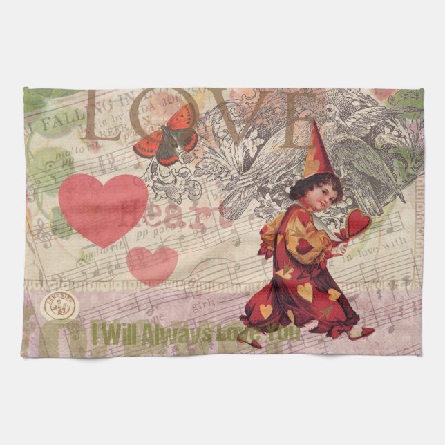 Linge De Cuisine Amour Coeur coeur amour amour amour amour Valentin (Horizontal)