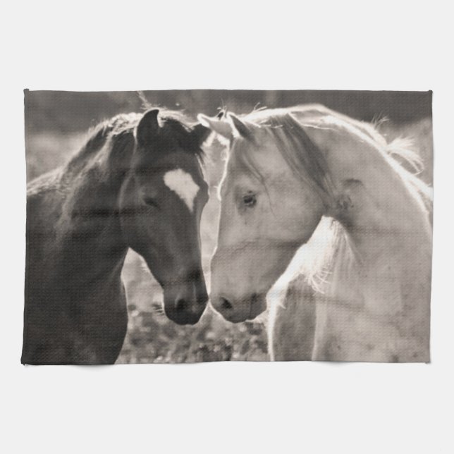 Linge De Cuisine Amour de cheval (Horizontal)