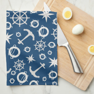 Linge De Cuisine Amour de la navigation Ancre Vie Bague Compass