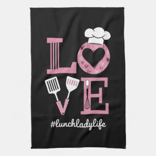 Linge De Cuisine Amour Déjeuner Lady Life Funny Valentines Jour Cad