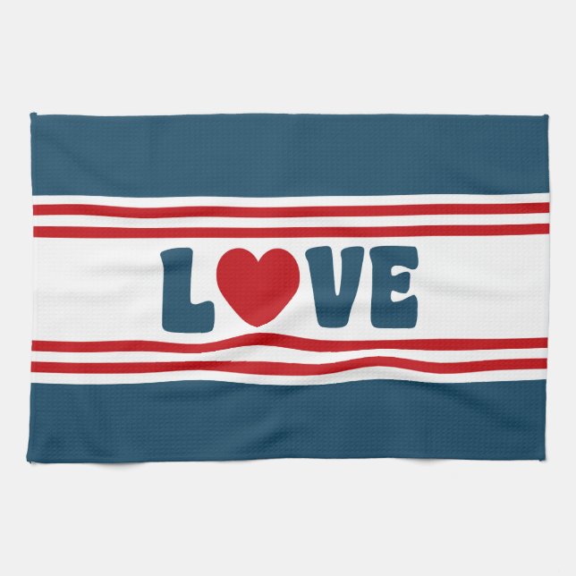 Linge De Cuisine Amour design (Horizontal)