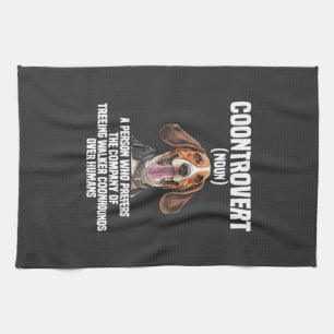 Linge De Cuisine Amoureux de Treeing Walker Coonhound Chien Coontro