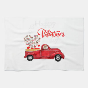 Linge De Cuisine Amoureux des chiens  Happly Valentine Day Shih Tzu