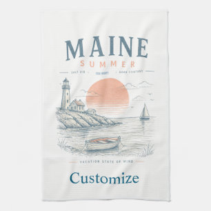 Linge De Cuisine Amusement d'été dans le Maine Thunder_Cove