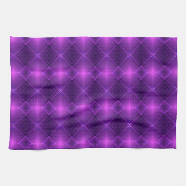 Linge De Cuisine An  display a purple patterned tapestry  (Horizontal)