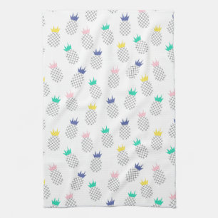 Linge De Cuisine Ananas abstraits